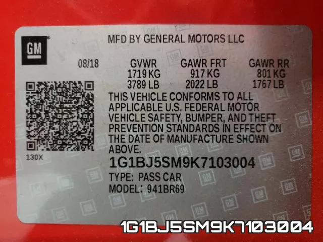 1G1BJ5SM9K7103004 фото 2