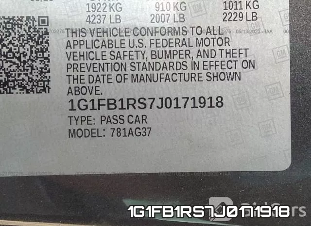 1G1FB1RS7J0171918 фото 10