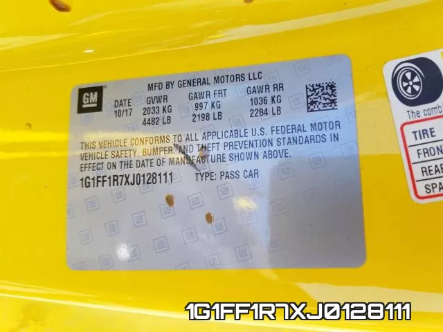 1G1FF1R7XJ0128111 фото 2