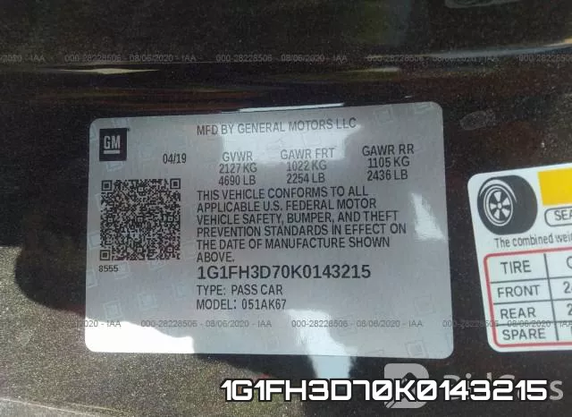 1G1FH3D70K0143215 фото 10
