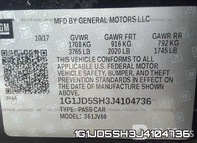 1G1JD5SH3J4104736 фото 10