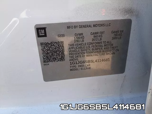 1G1JG6SB5L4114681 фото 2