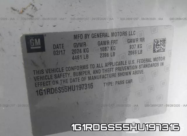1G1RD6S55HU197316 фото 10
