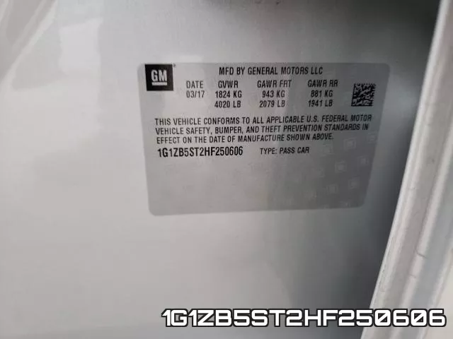 1G1ZB5ST2HF250606 фото 2