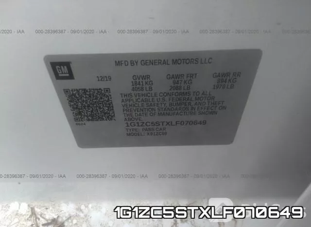 1G1ZC5STXLF070649 фото 10
