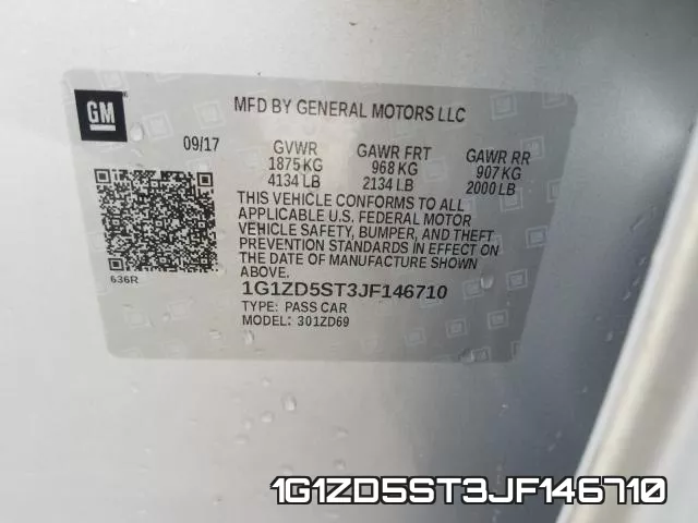 1G1ZD5ST3JF146710 фото 2