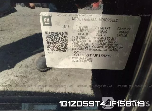 1G1ZD5ST4JF158719 фото 10