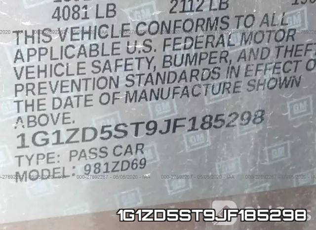 1G1ZD5ST9JF185298 фото 10