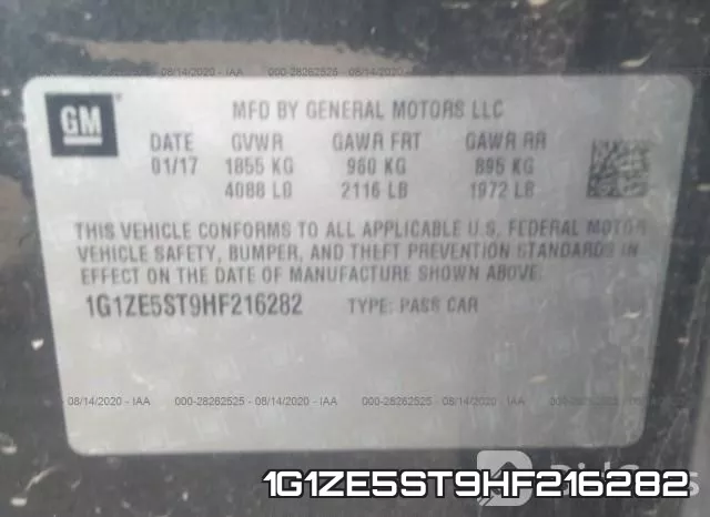 1G1ZE5ST9HF216282 фото 10