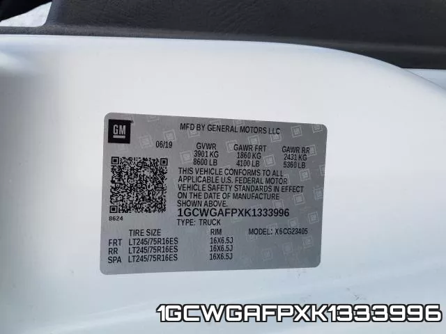 1GCWGAFPXK1333996 фото 2