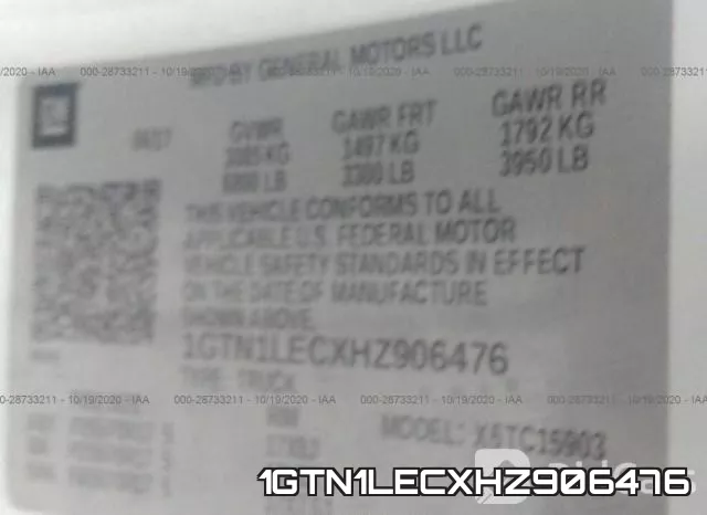 1GTN1LECXHZ906476 фото 10