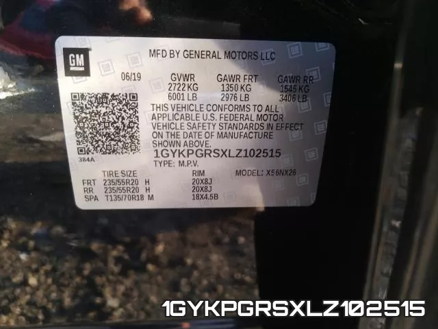 1GYKPGRSXLZ102515 фото 2