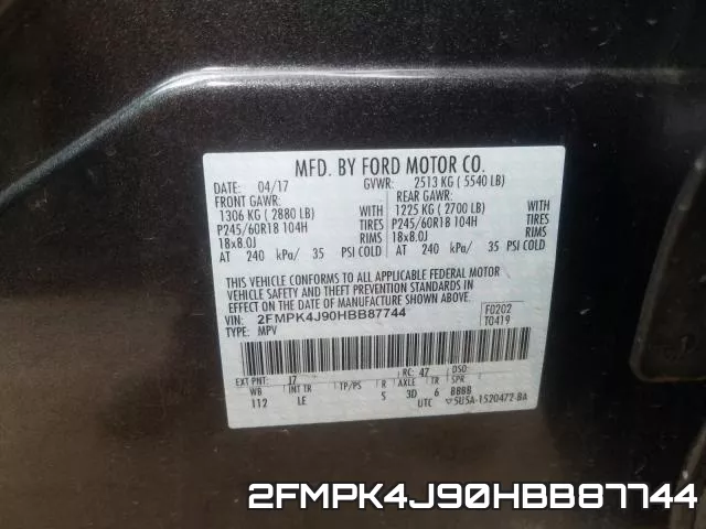 2FMPK4J90HBB87744 фото 2