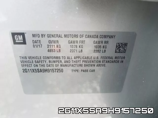 2G11X5SA9H9157250 фото 2
