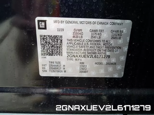 2GNAXUEV2L6171279 фото 2