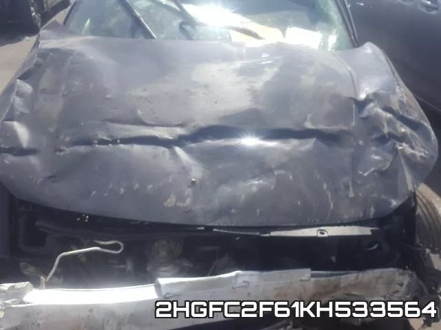 2HGFC2F61KH533564 фото 8