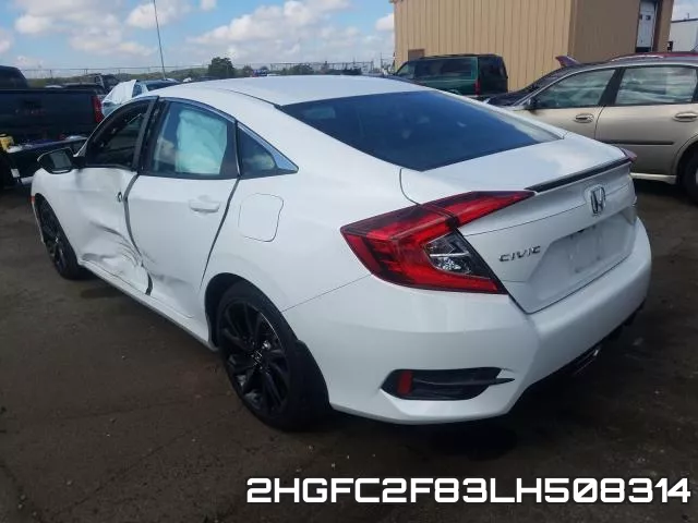 2HGFC2F83LH508314 фото 3