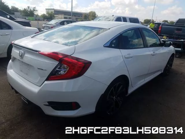 2HGFC2F83LH508314 фото 4