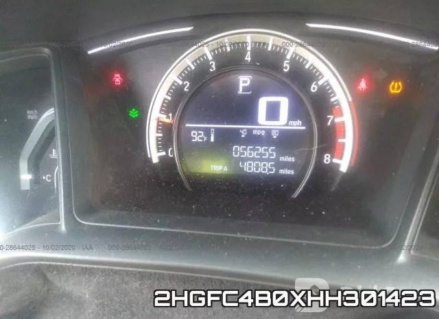 2HGFC4B0XHH301423 фото 8