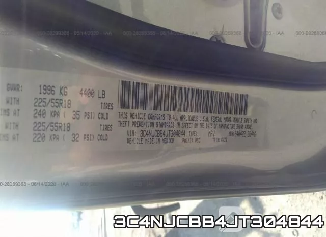 3C4NJCBB4JT304844 фото 10