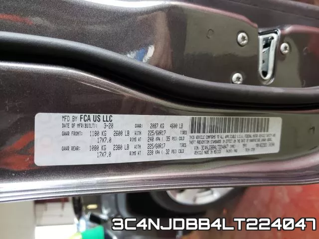3C4NJDBB4LT224047 фото 2
