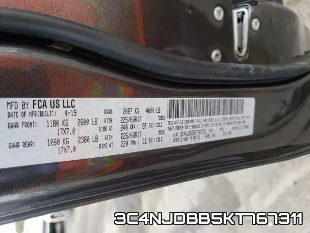 3C4NJDBB5KT767311 фото 2