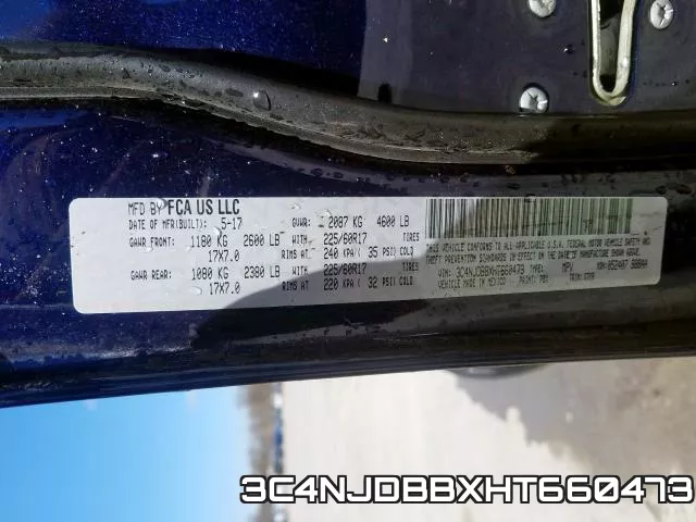 3C4NJDBBXHT660473 фото 2