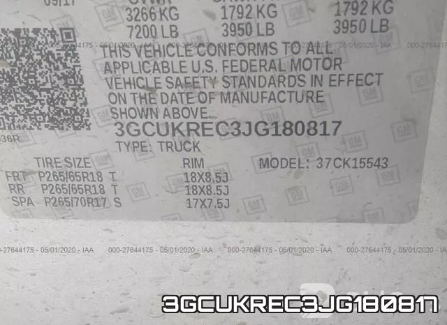3GCUKREC3JG180817 фото 10