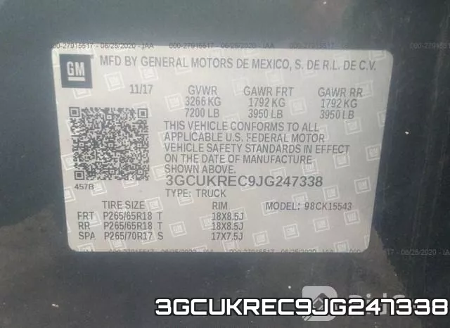 3GCUKREC9JG247338 фото 9