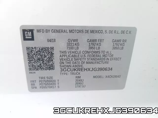 3GCUKREHXJG390634 фото 2