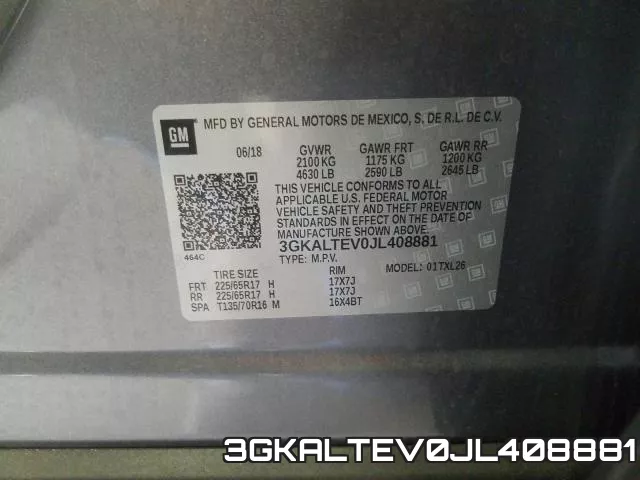 3GKALTEV0JL408881 фото 2