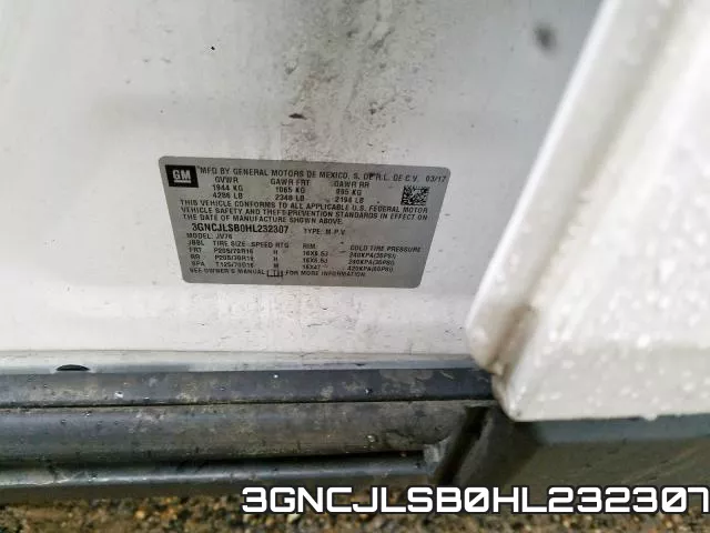 3GNCJLSB0HL232307 фото 2