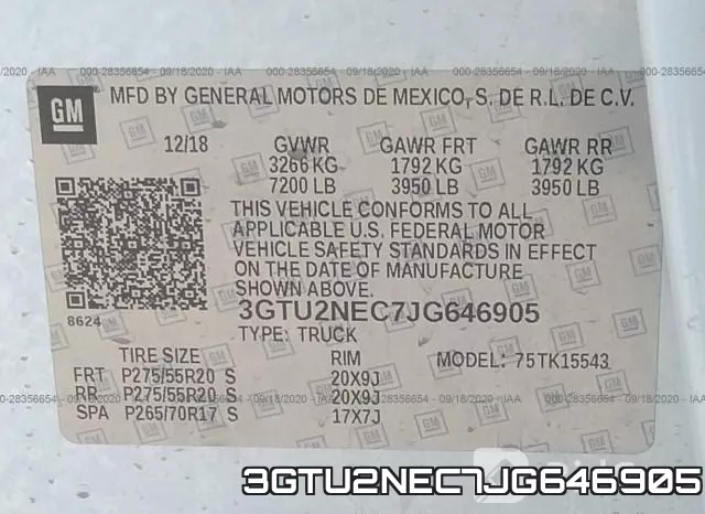 3GTU2NEC7JG646905 фото 10