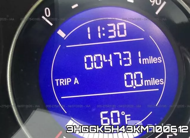 3HGGK5H43KM700612 фото 8