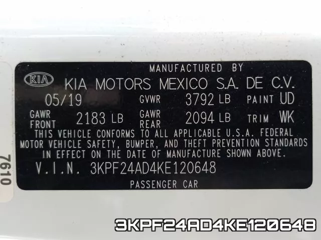 3KPF24AD4KE120648 фото 2