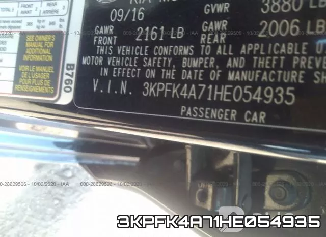 3KPFK4A71HE054935 фото 10
