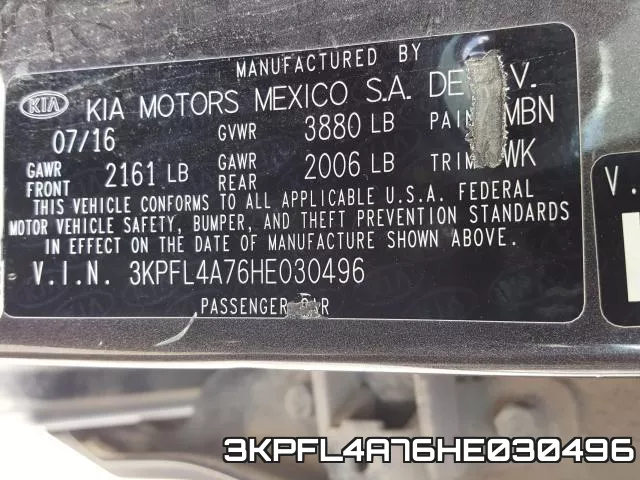 3KPFL4A76HE030496 фото 2