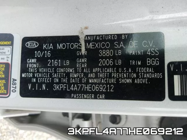 3KPFL4A77HE069212 фото 2