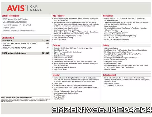 3MZBN1V36JM204204 фото 2