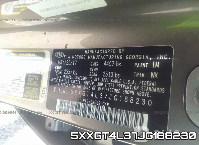5XXGT4L37JG188230 фото 10