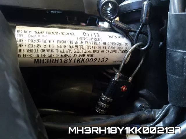 MH3RH18Y1KK002137 фото 2