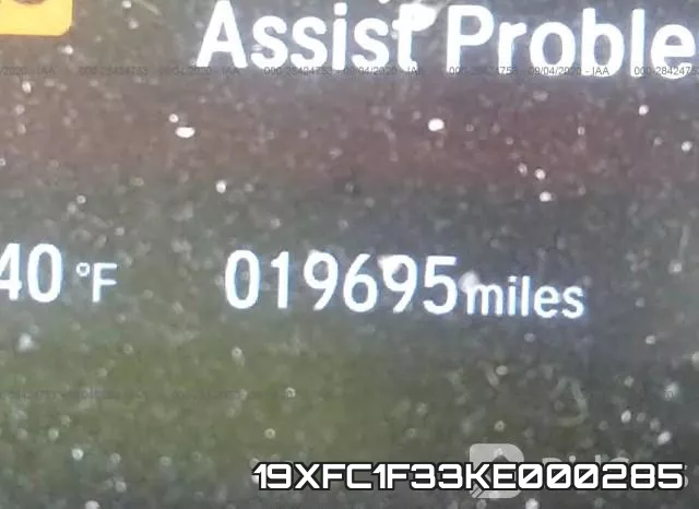 19XFC1F33KE000285 фото 8
