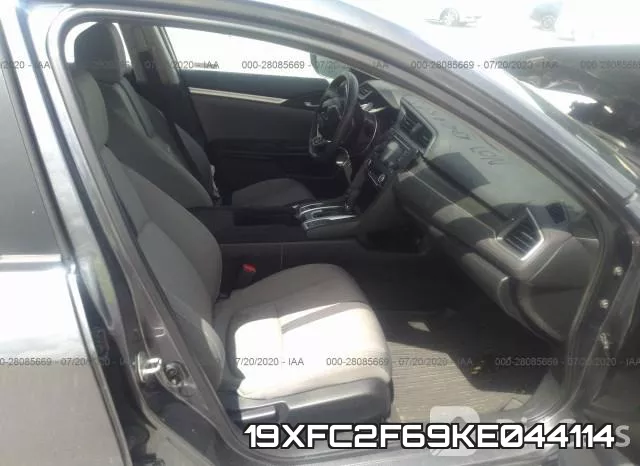 19XFC2F69KE044114 фото 6