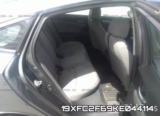 19XFC2F69KE044114 фото 8