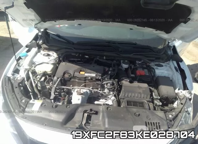 19XFC2F83KE028704 фото 2