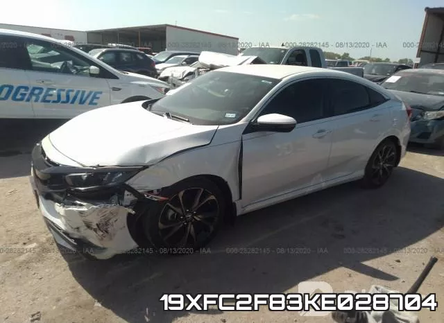 19XFC2F83KE028704 фото 3