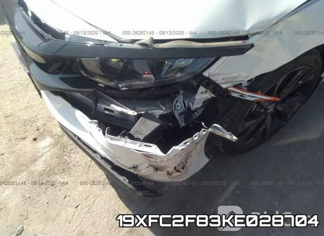 19XFC2F83KE028704 фото 7