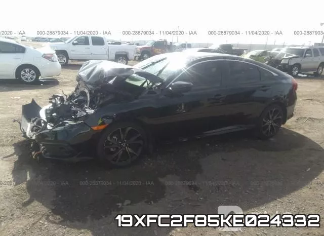 19XFC2F85KE024332 фото 3