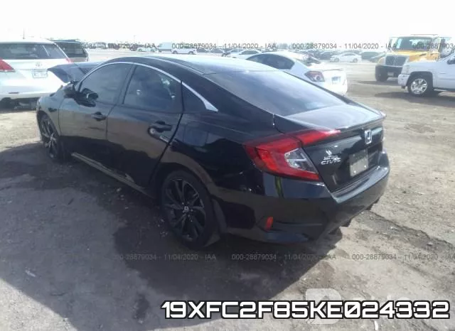 19XFC2F85KE024332 фото 4
