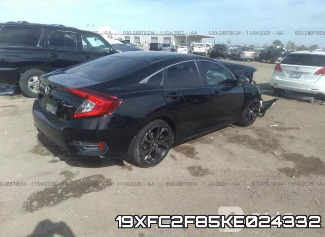 19XFC2F85KE024332 фото 5